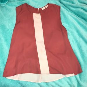 Flowing Burnt Orange Blouse